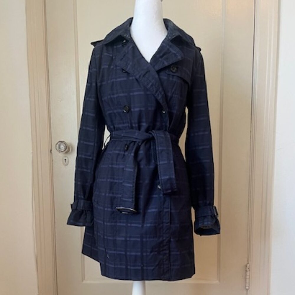 Banana Republic Navy Trench Coat
